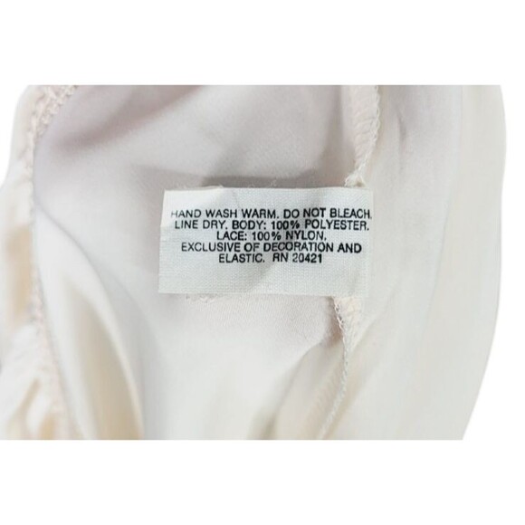 Vintage 60s Wacoal Blush Lace Half Skirt Slip Size Large - Picture 7 of 7